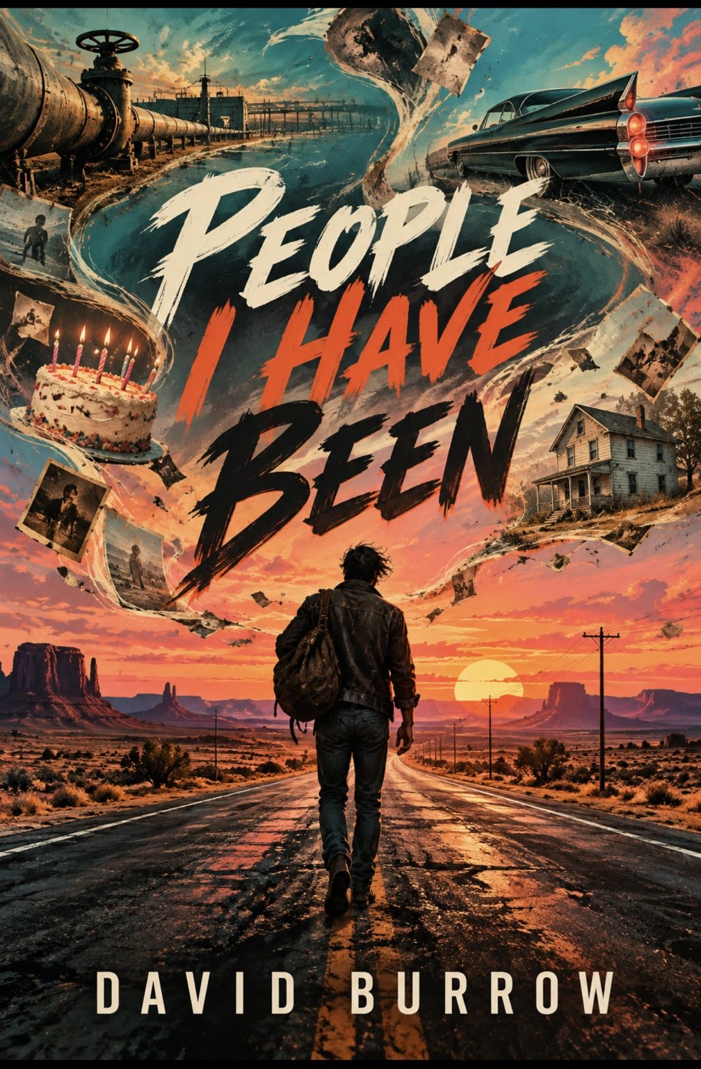 Cover artwork for People I Have Been, a novel by David Burrow